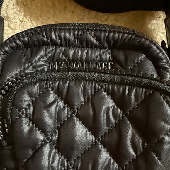 MZ Wallace Black Quilted Micro Metro Crossbody Bag - Picture 5 of 14
